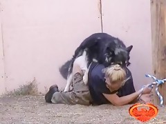 First anal deep with a horse